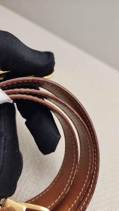 Celine Brown Macadam Handled Bag