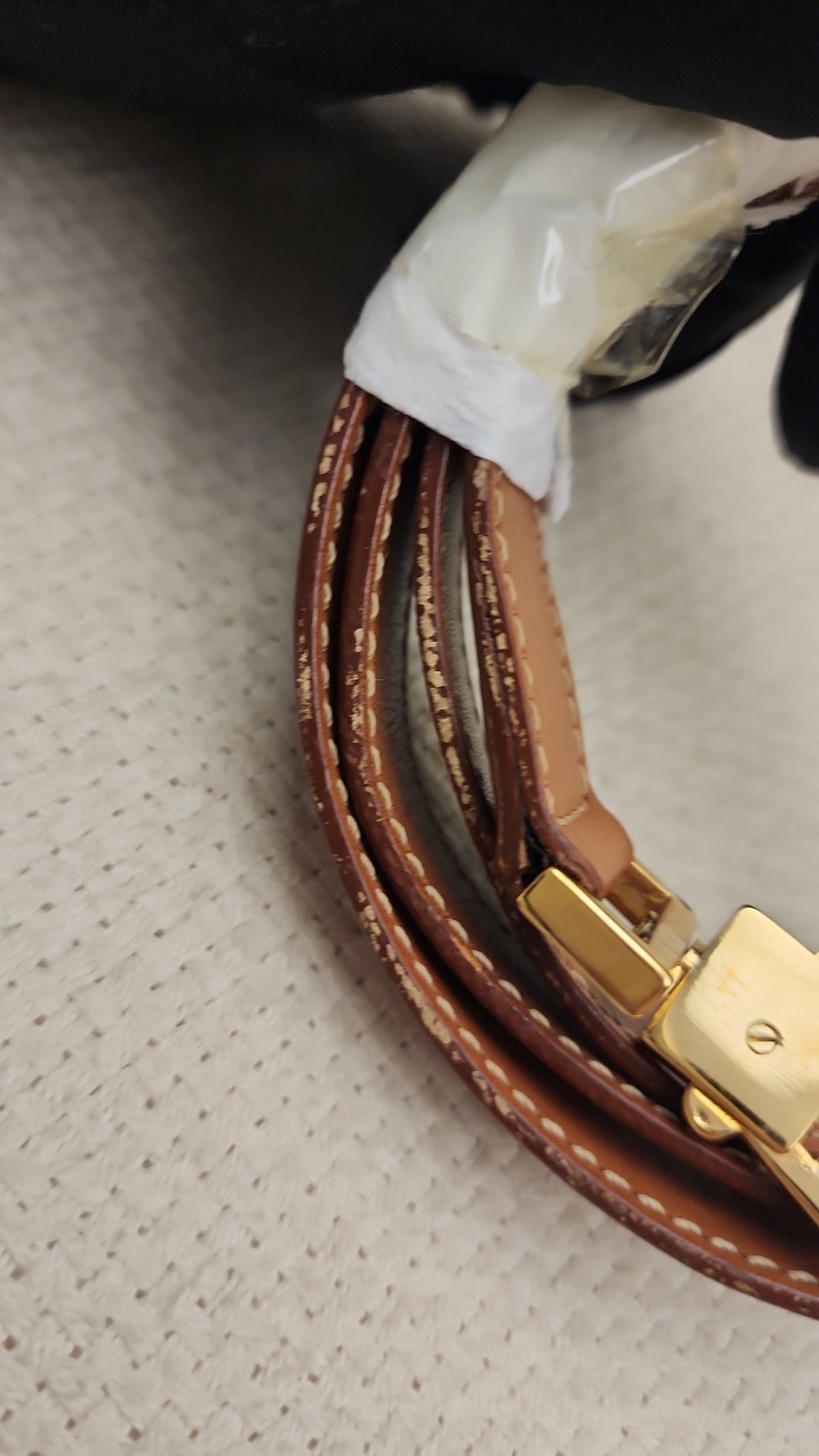 Celine Brown Macadam Handled Bag