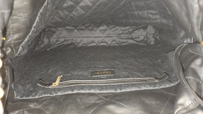 Chanel Black Calfskin Medium 22 (GHW)