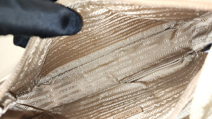 Prada Beige Tessuto Re-edition 2000 Hobo
