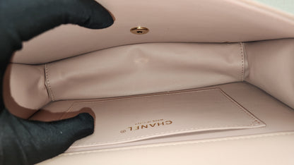 Chanel Fantasy Pearl Flap Bag Pink Shoulder Bag (GHW)