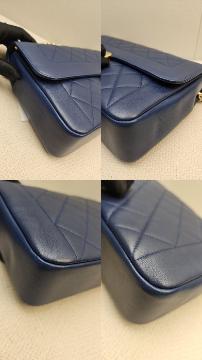 Chanel Black Caviar Zip Wallet Pouch (GHW)