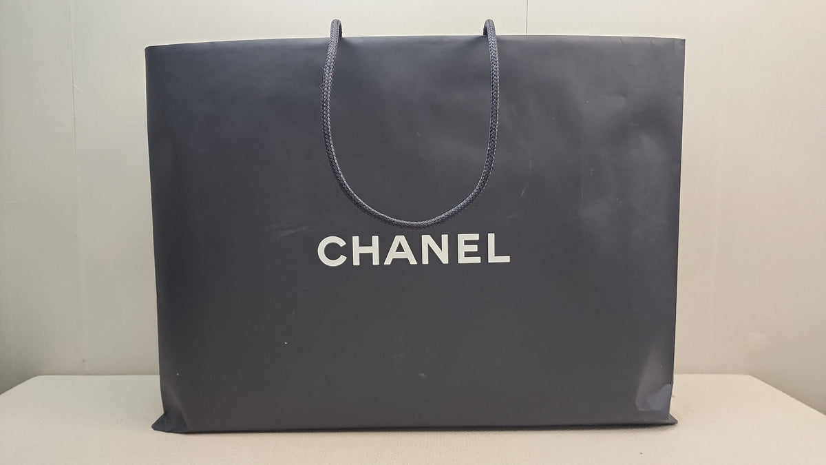 Chanel Black Caviar 24P Retrofit Medium Kelly Bag (LGHW)