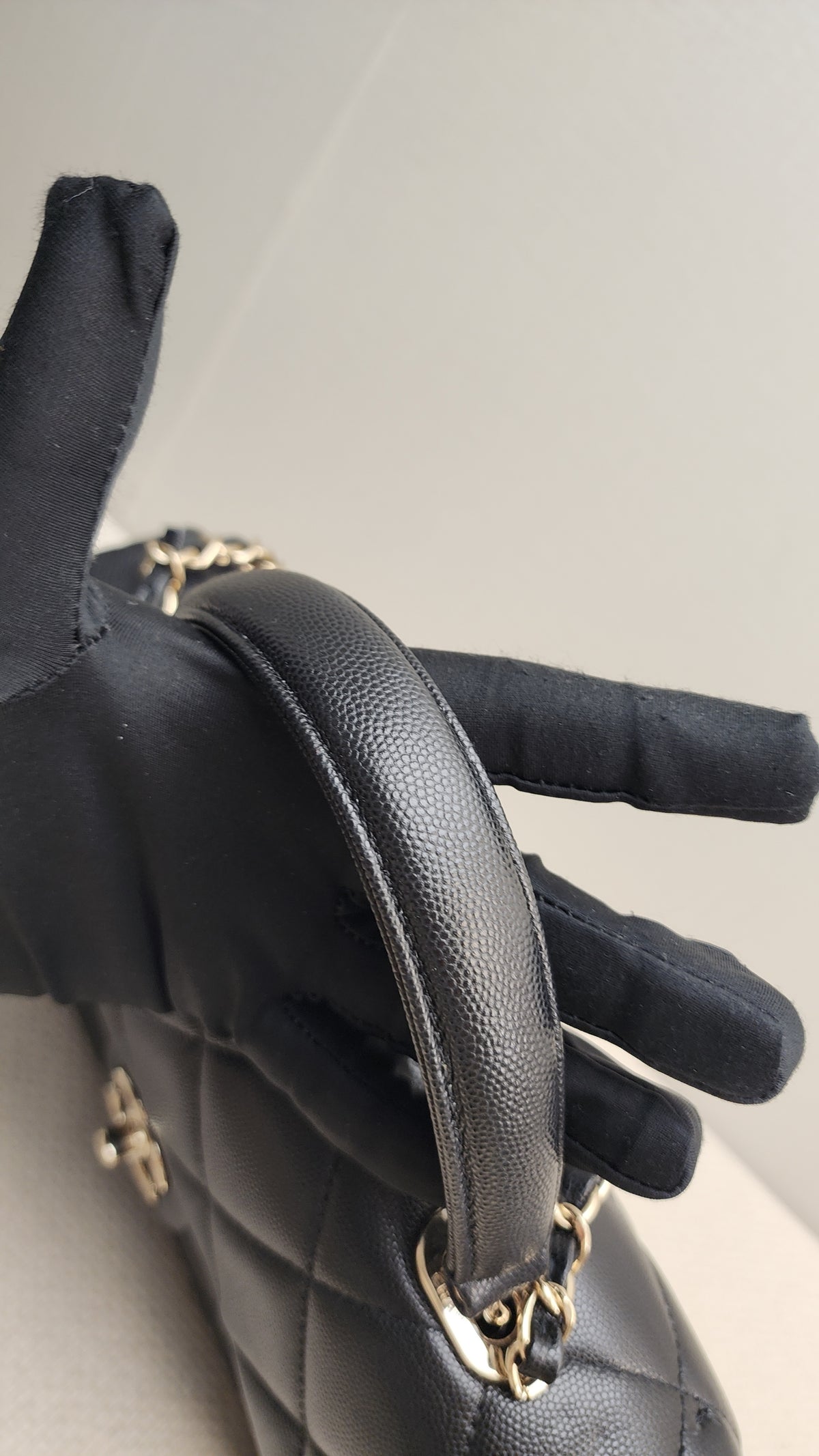 Chanel Black Caviar 24P Retrofit Medium Kelly Bag (LGHW)