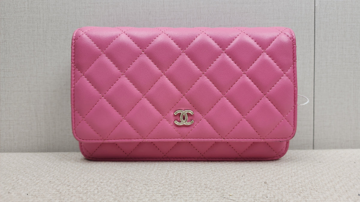 Chanel Pink Lambskin WOC (SHW)