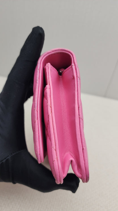 Chanel Pink Lambskin WOC (SHW)