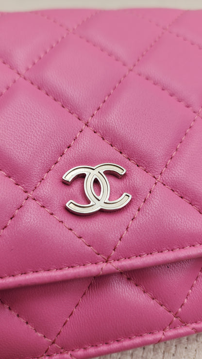 Chanel Pink Lambskin WOC (SHW)
