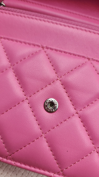 Chanel Pink Lambskin WOC (SHW)