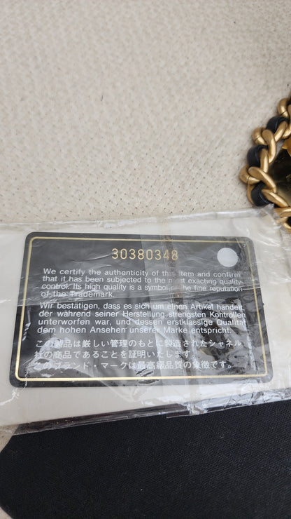 Chanel Black Lambskin Round 19 Bag