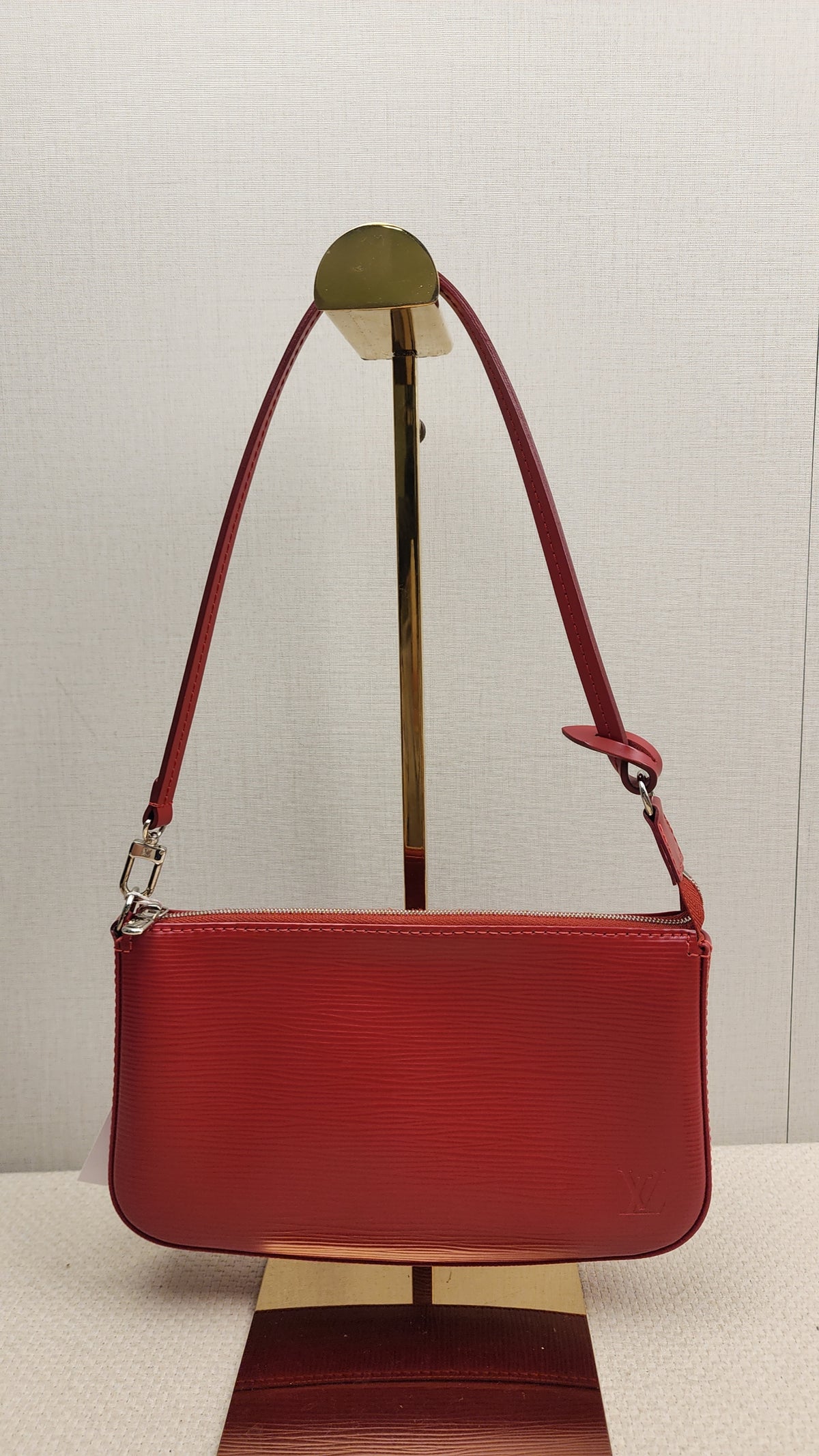 LV Red Epi Pochette Accessoires