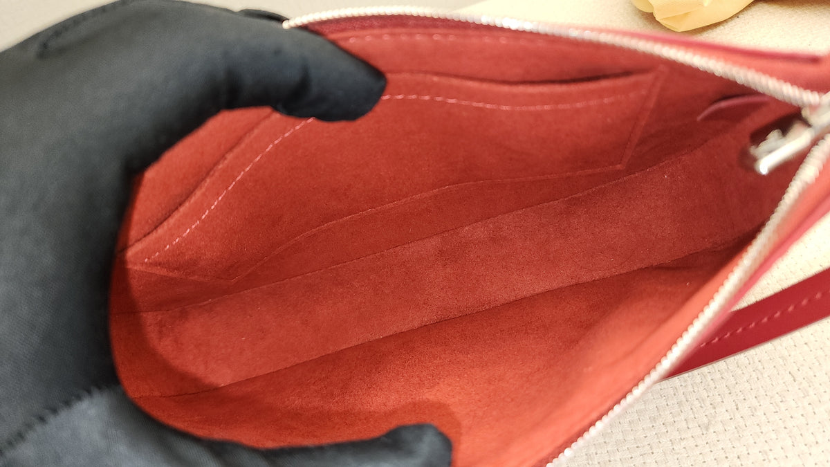 LV Red Epi Pochette Accessoires