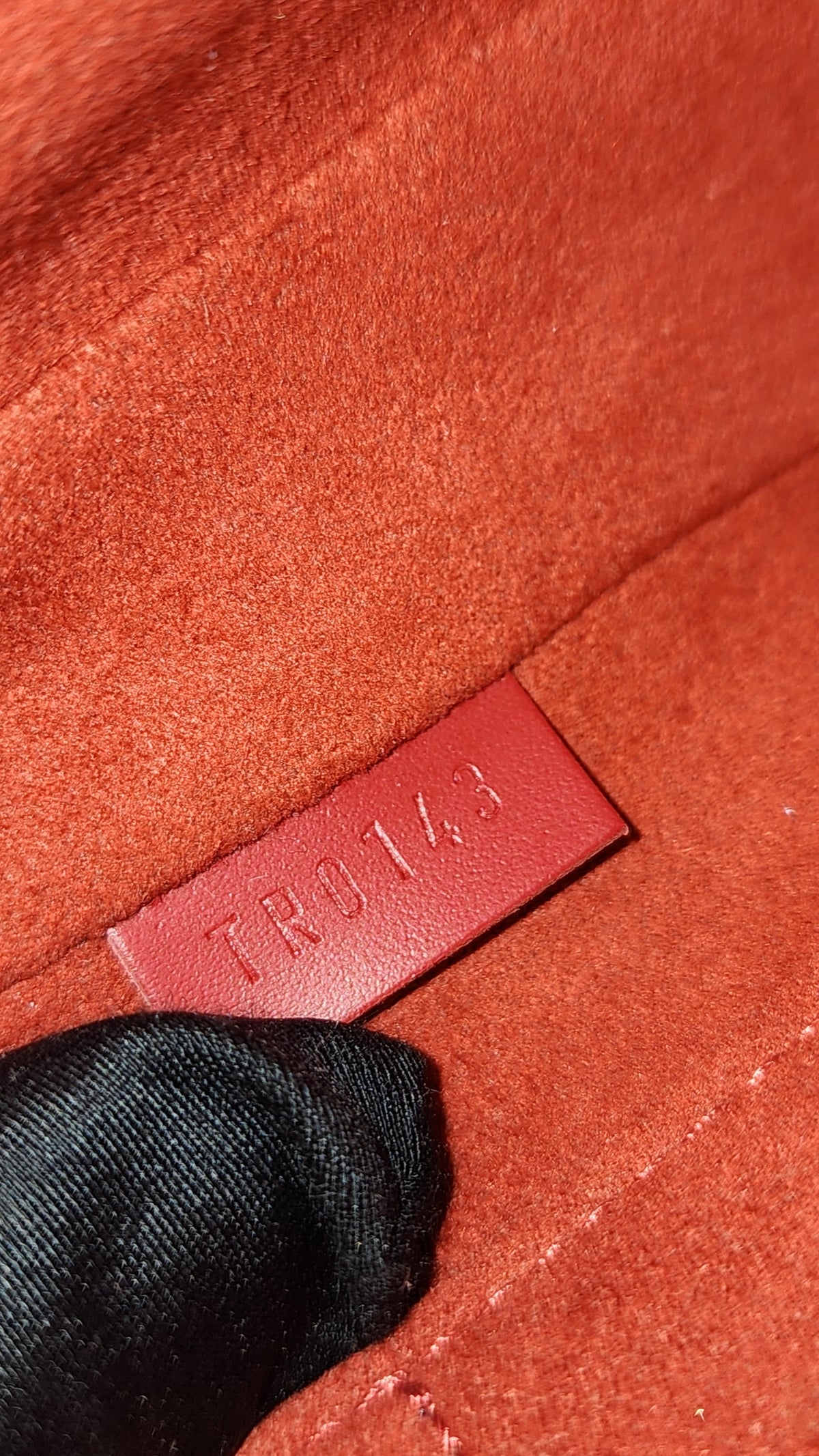 LV Red Epi Pochette Accessoires