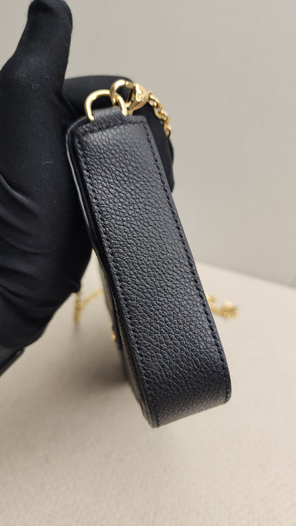 LV Black Monogram Empreinte Felicie Pochette