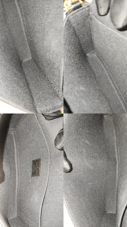 LV Black Monogram Empreinte Felicie Pochette