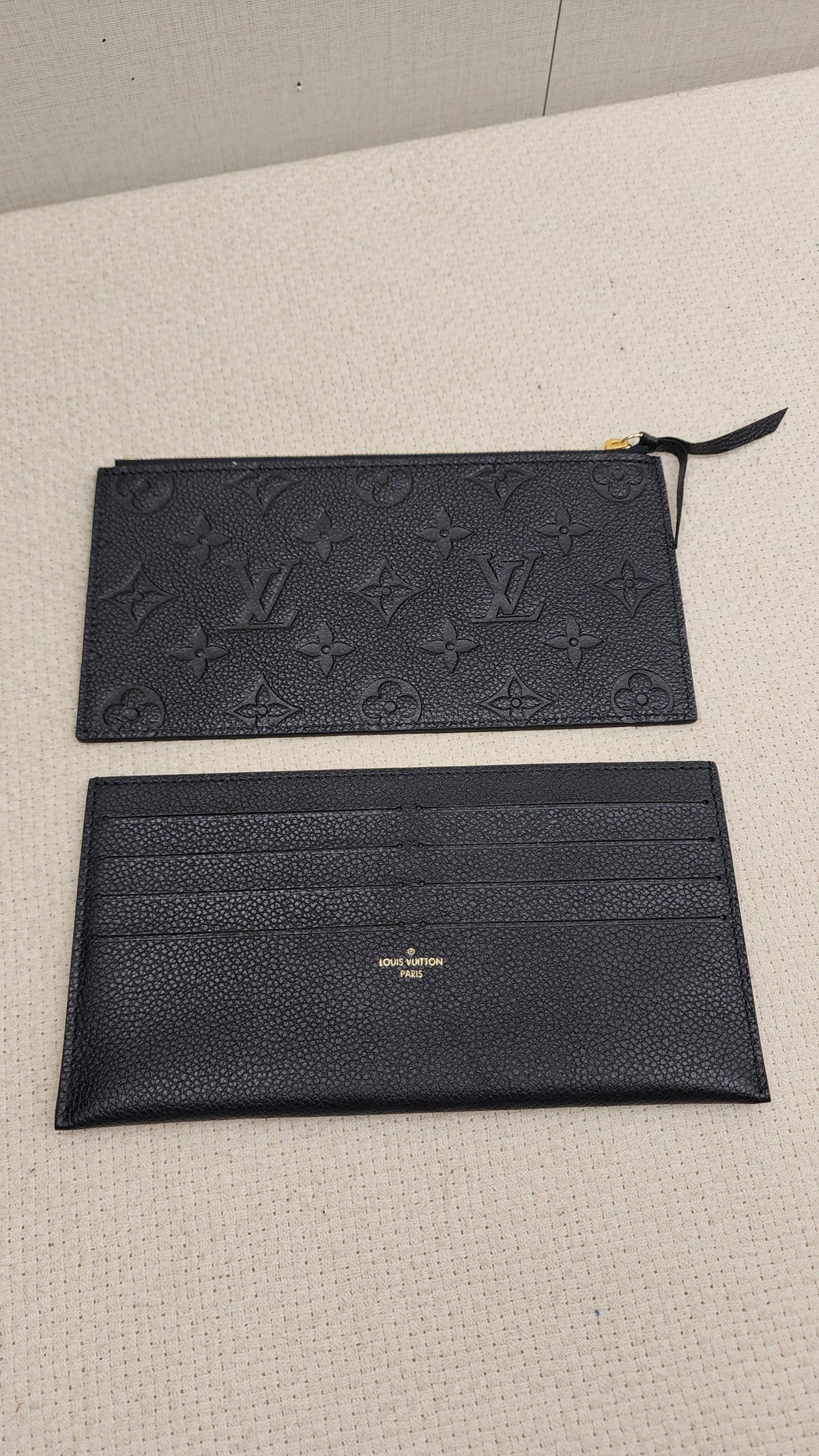 LV Black Monogram Empreinte Felicie Pochette