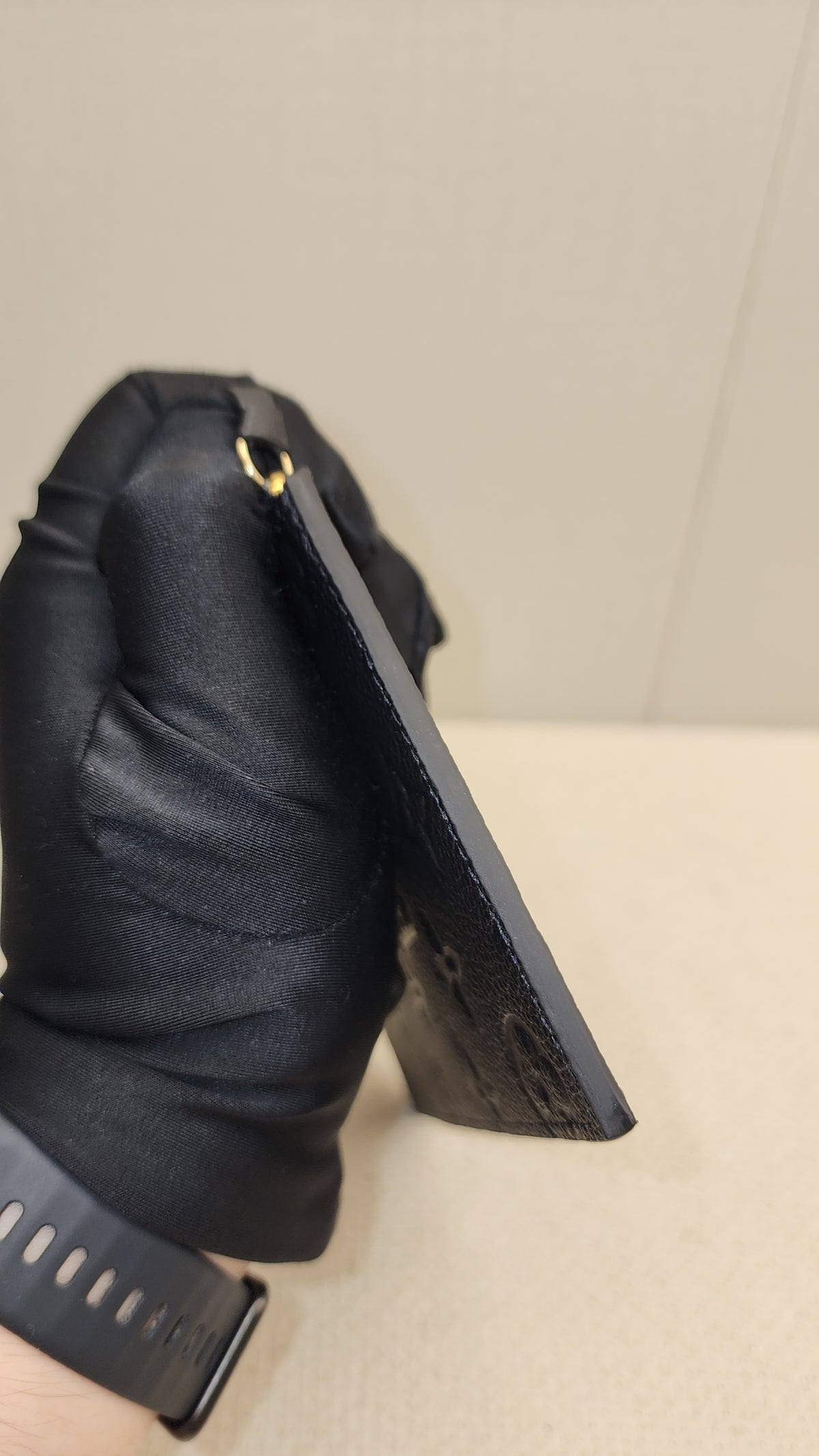 LV Black Monogram Empreinte Felicie Pochette