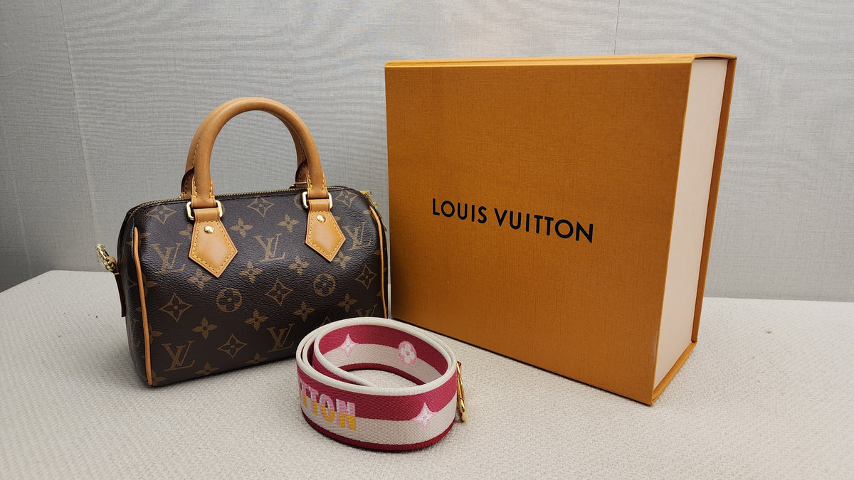 LV Monogram Speedy 20 Fuchsia