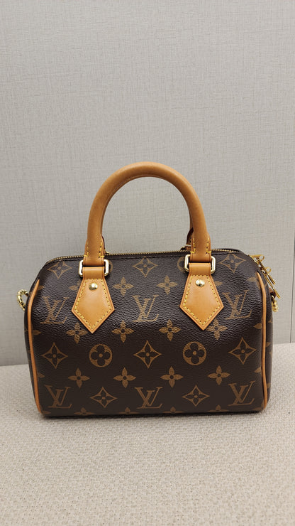 LV Monogram Speedy 20 Fuchsia
