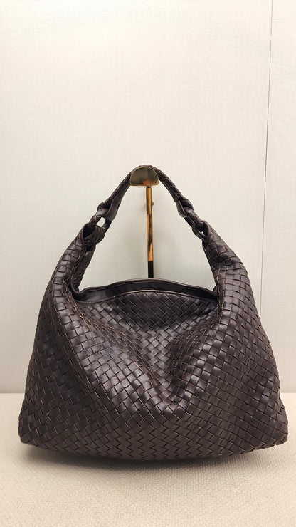Bottega Veneta Brown Intrecciato Sloane Hobo