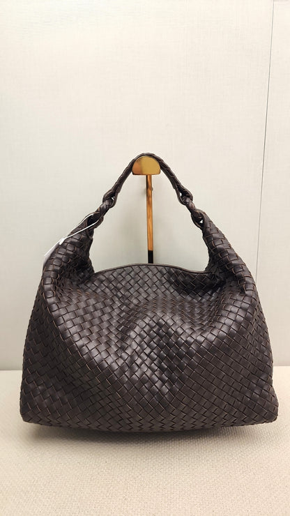 Bottega Veneta Brown Intrecciato Sloane Hobo