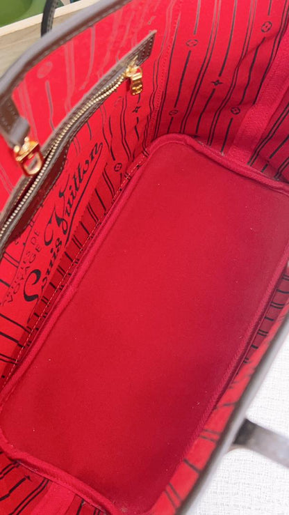 LV Damier Ebene Neverfull MM