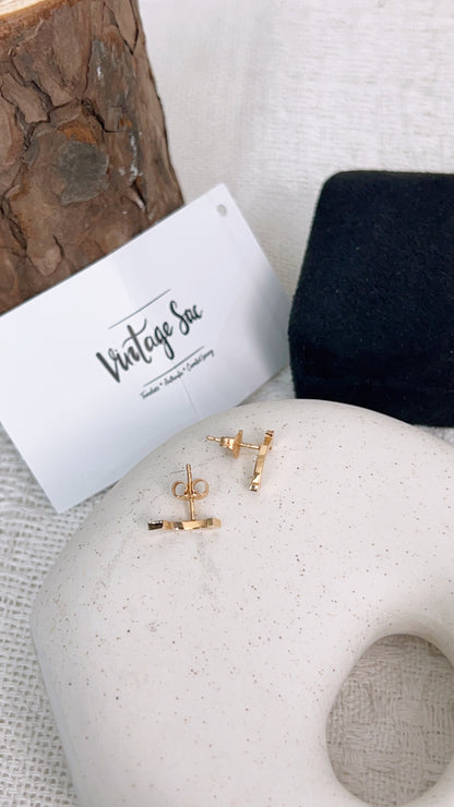 Tiffany & Co T Smile Yellow Gold Earrings