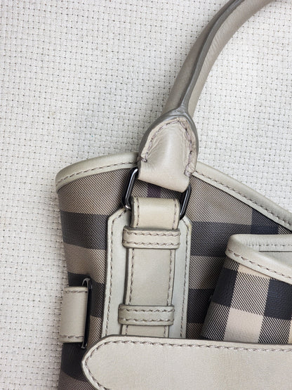 Burberry Smoked Check Walder Hobo Bag