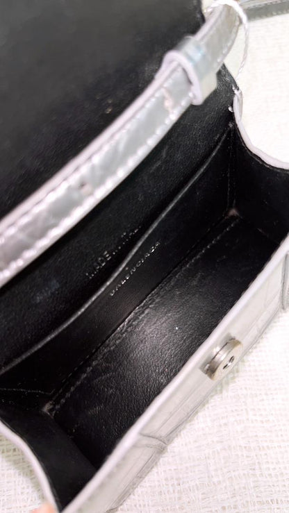 Balenciaga Silver Nano Hourglass