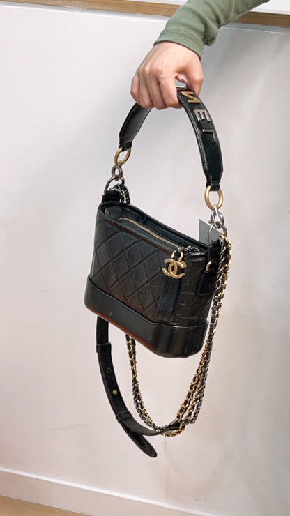Chanel Black Small Gabrielle Handle
