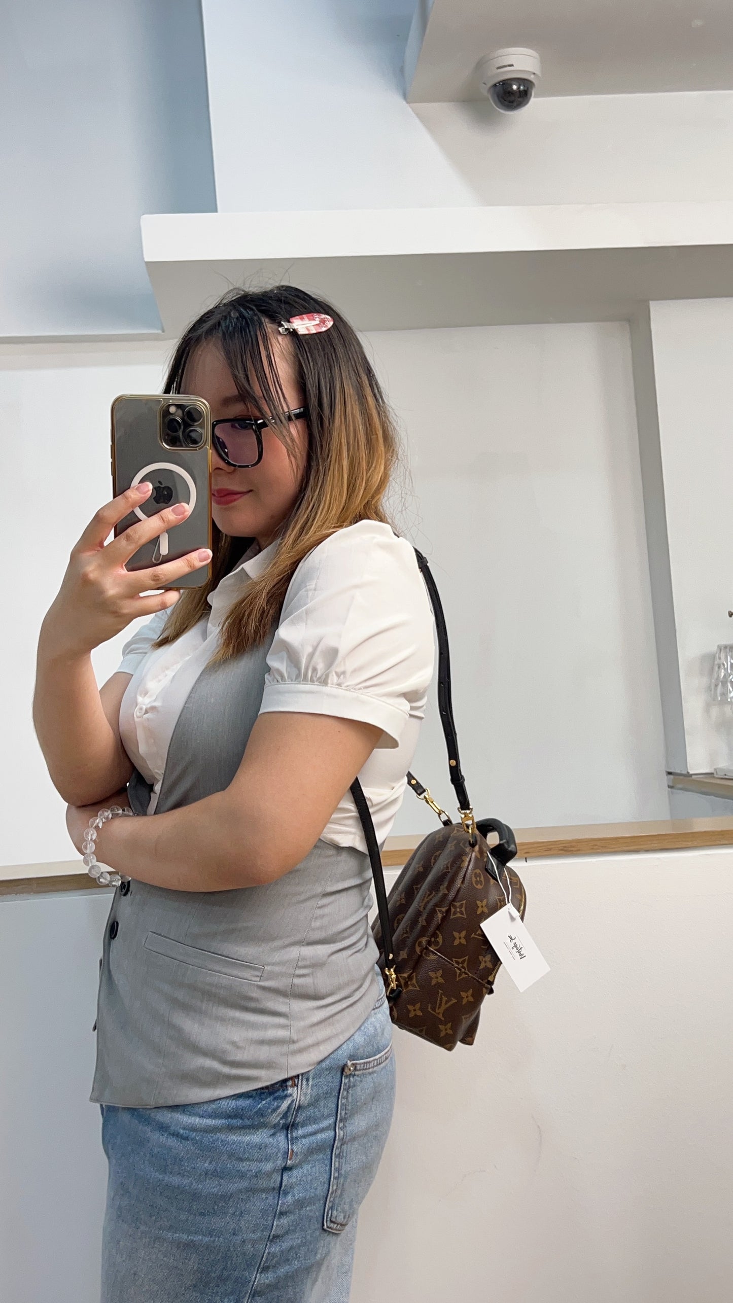 Louis Vuitton Monogram Palm Spring Mini Backpack