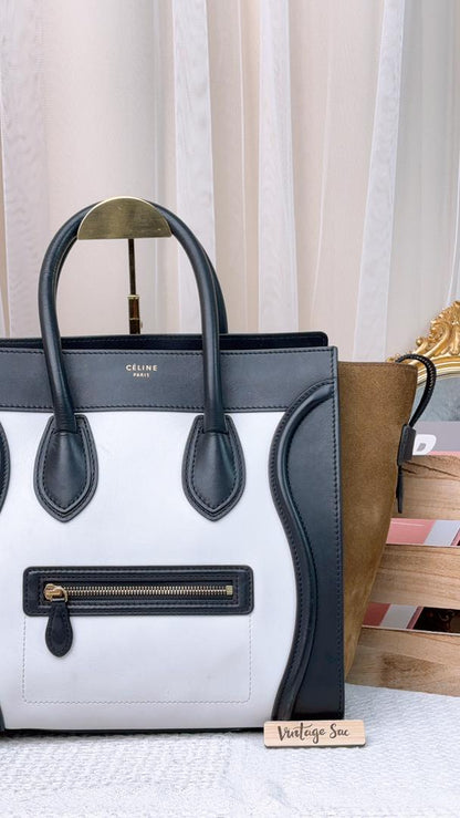 Celine Tricolour Luggage Mini Tote
