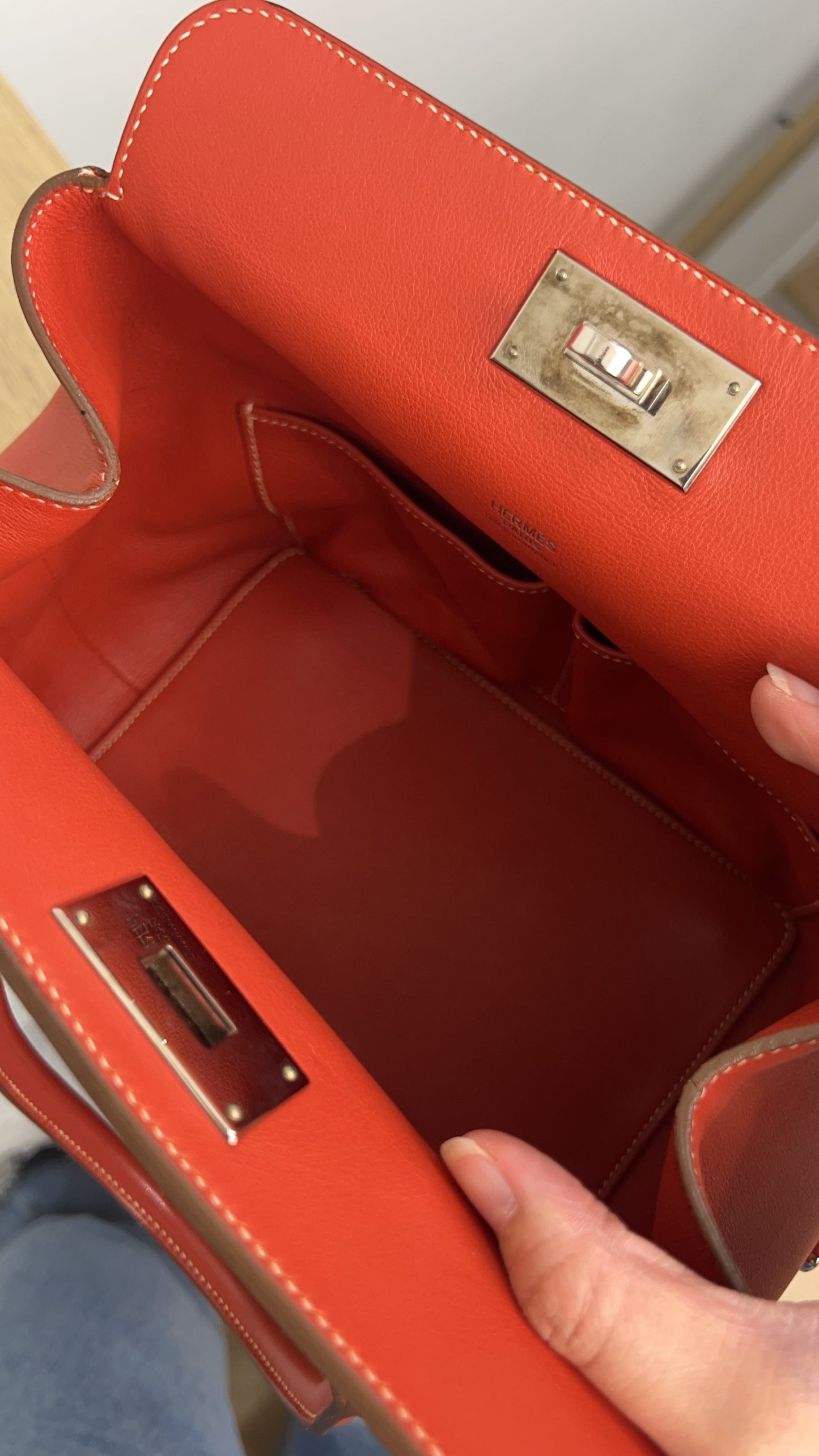 Hermes Sanguine Smilt Toolbox 20 PHW