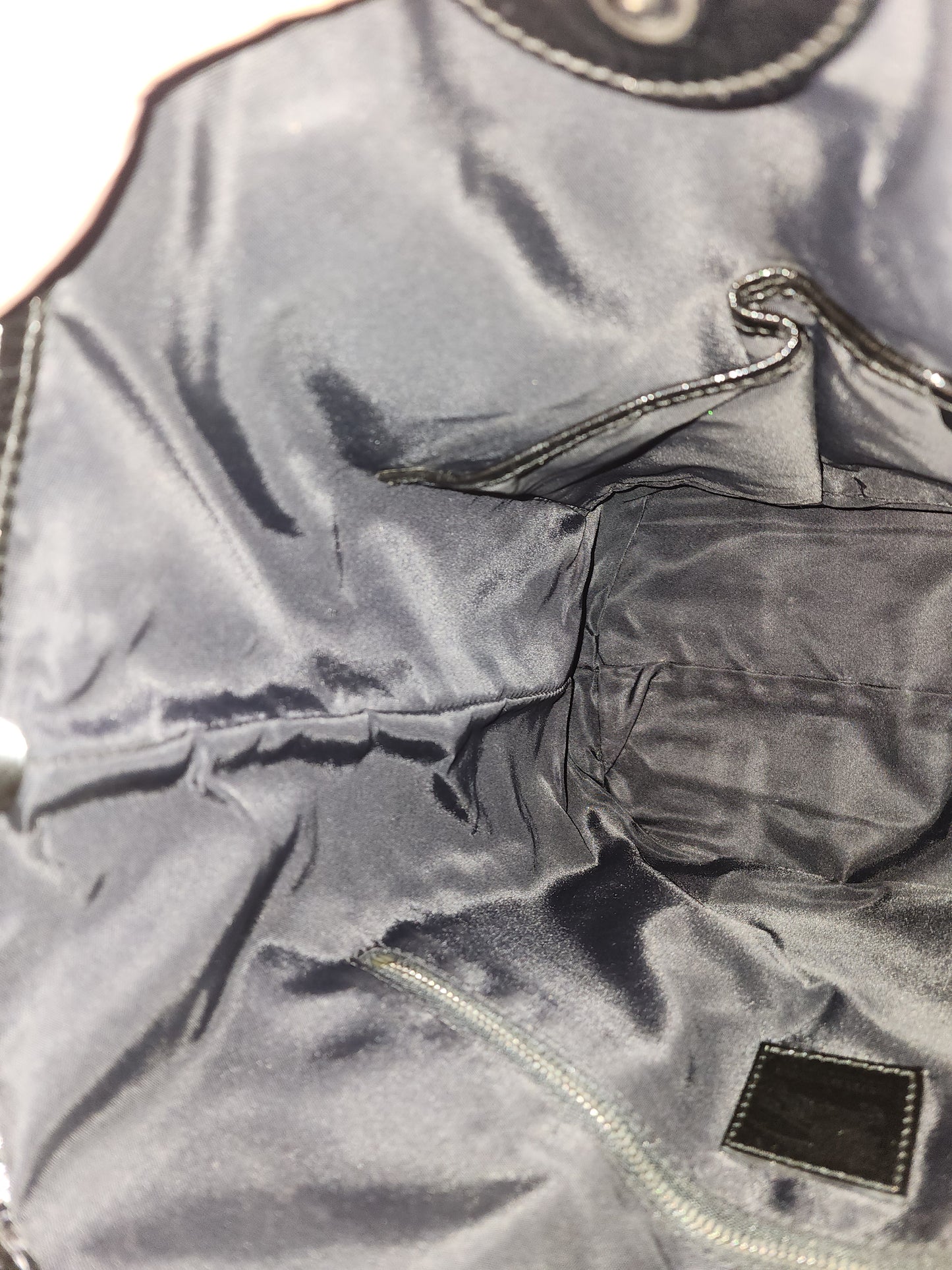 Burberry Black Nylon Beat Check Victoria Tote