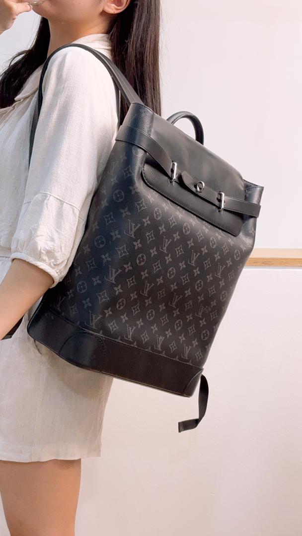 LV Monogram Eclipse Steamer Backpack