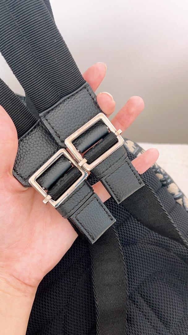 Dior Navy Oblique Backpack