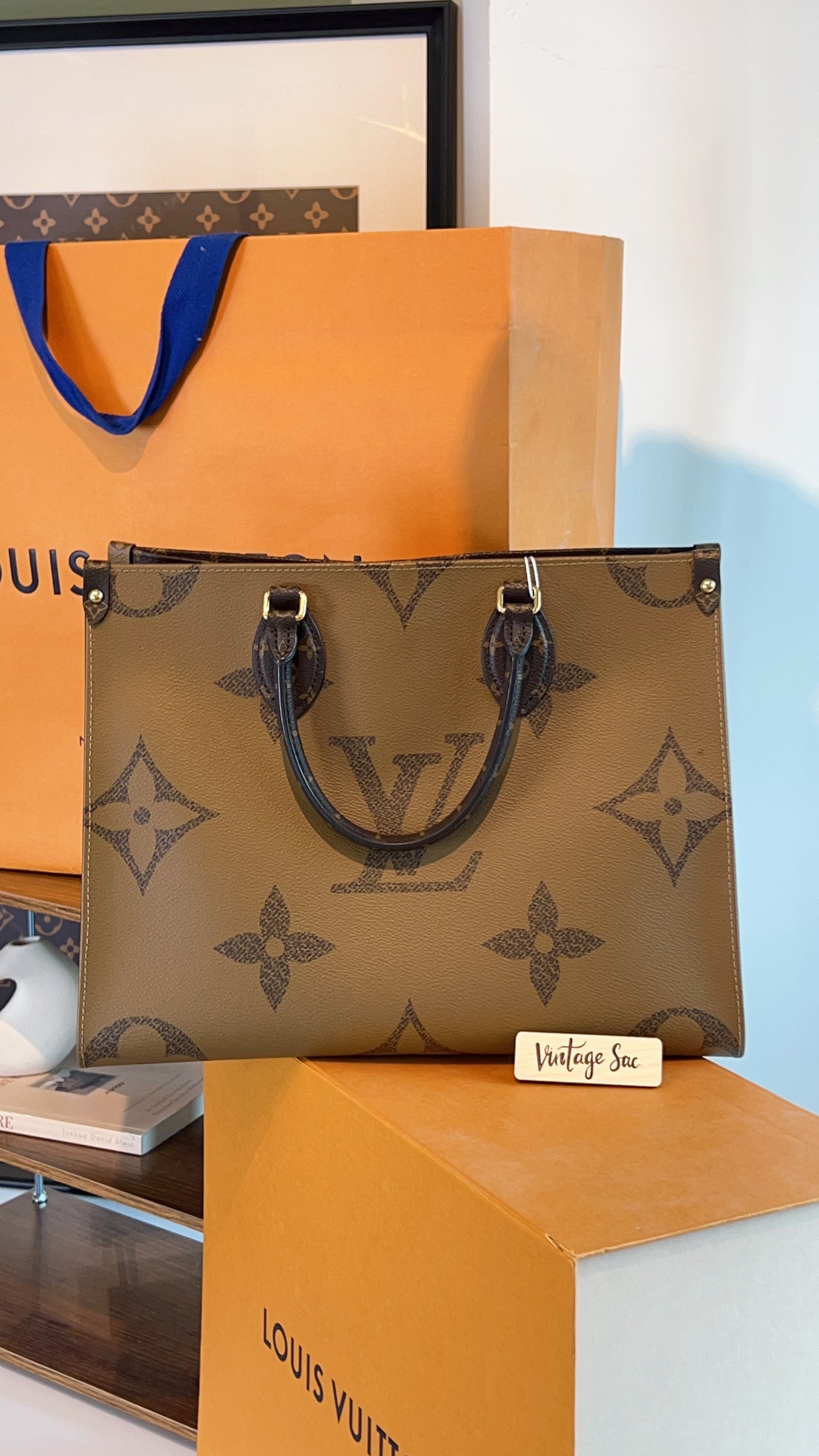 LV Monogram Reverse On The Go MM