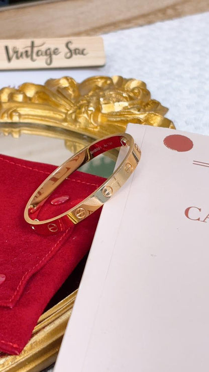 Cartier 18K Rose Gold Classic Love Bracelet 16