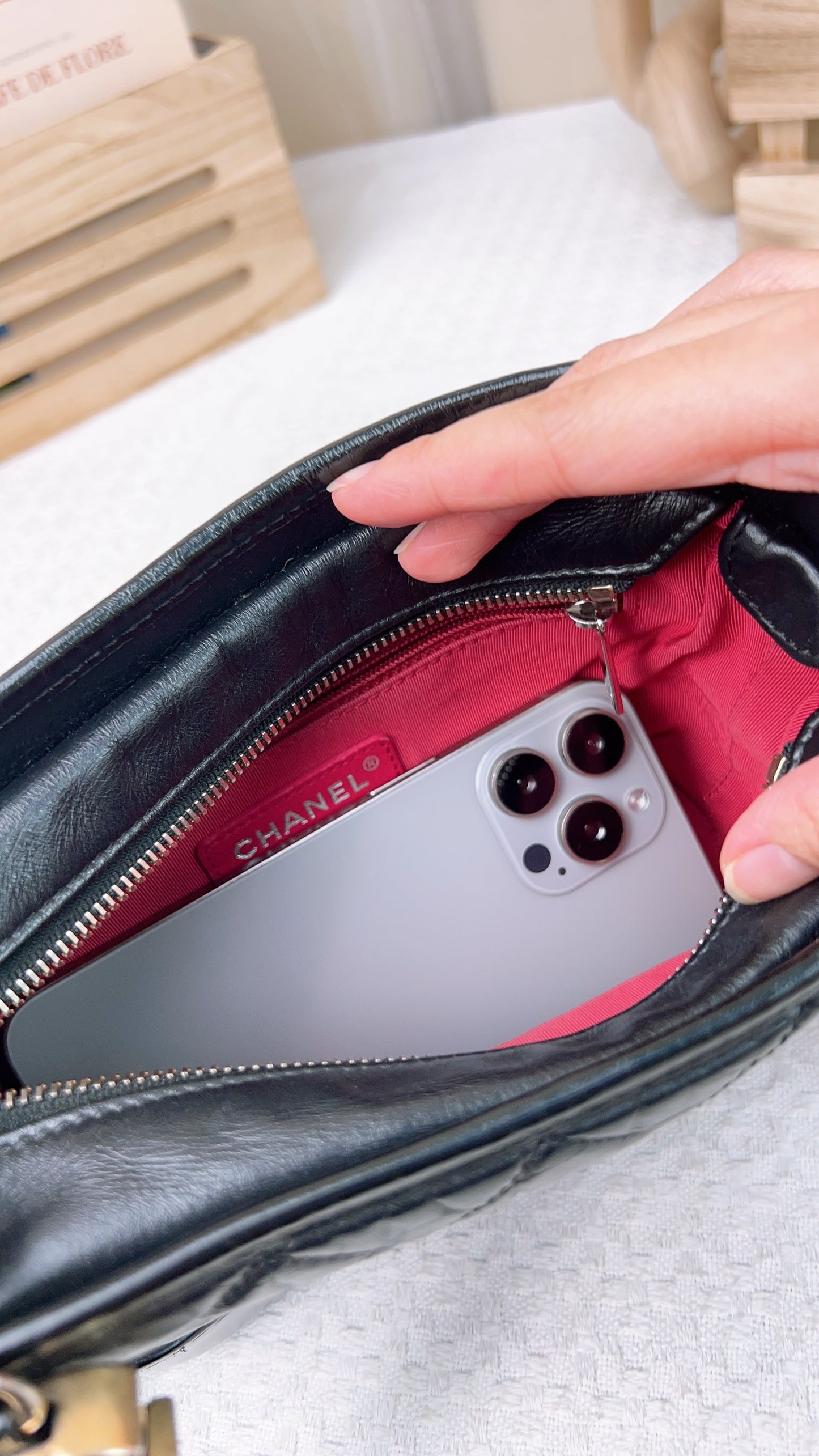 Chanel Black Small Gabrielle