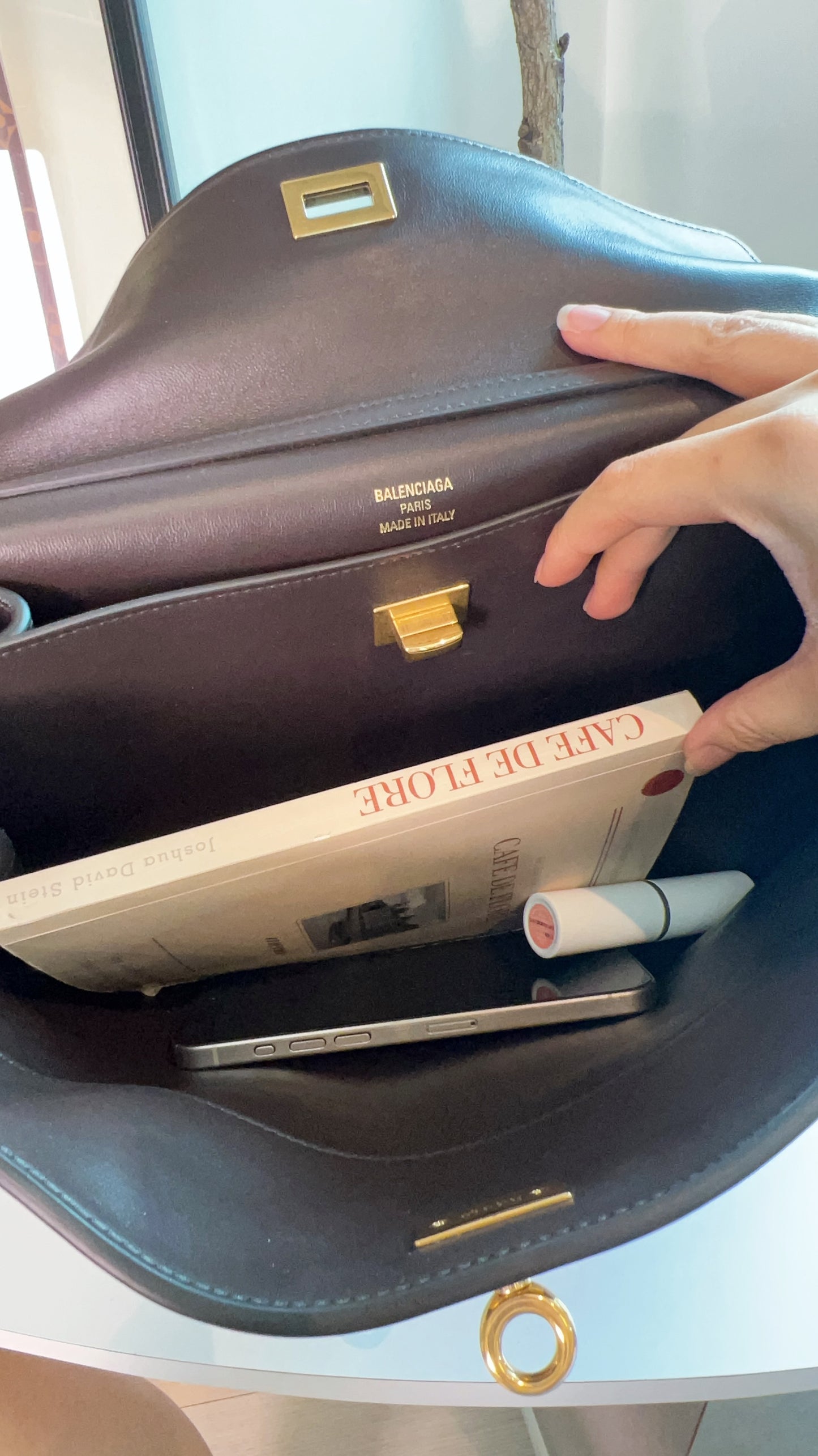 Balenciaga Dark Brown Rodeo MM