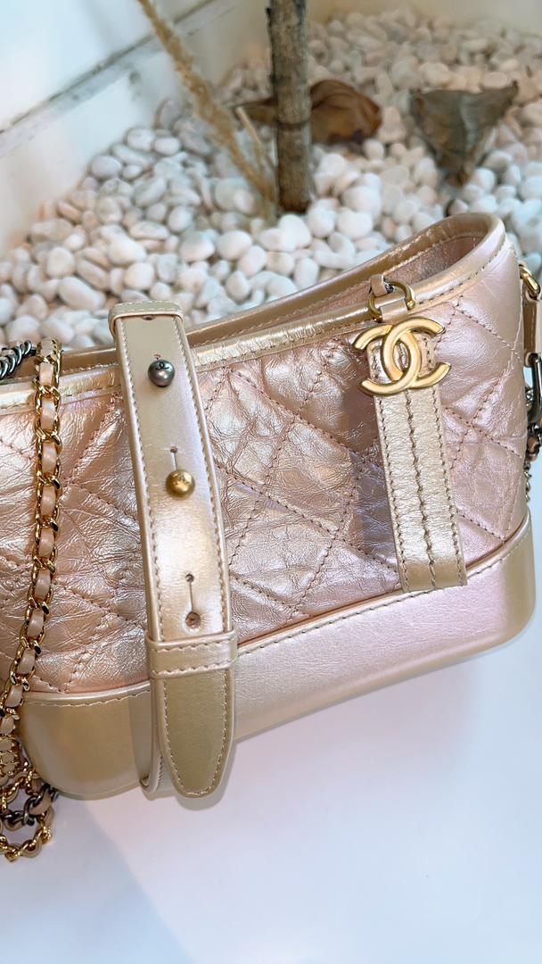 Chanel Champagne Small Gabrielle Hobo
