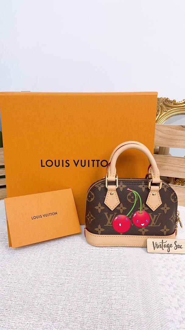LV Monogram Nano Alma Cerise