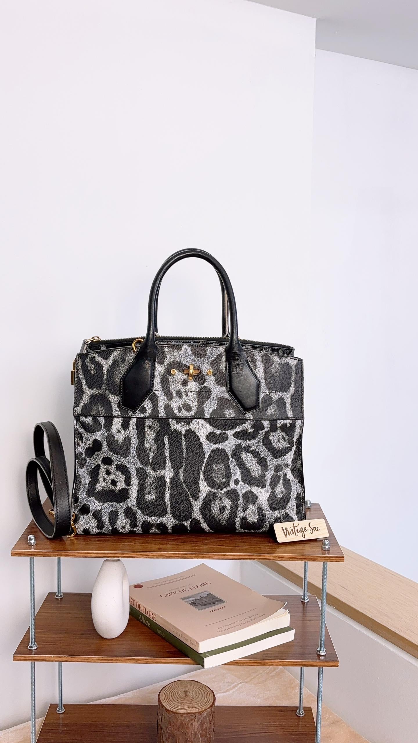 LV Wild Animal Print City Steamer MM