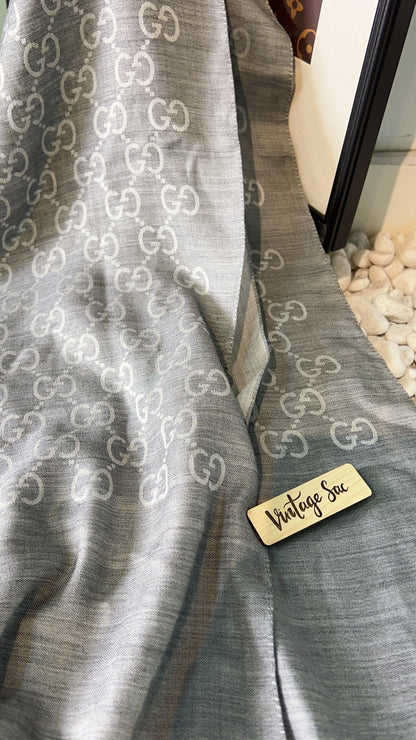 Gucci Grey Scarf