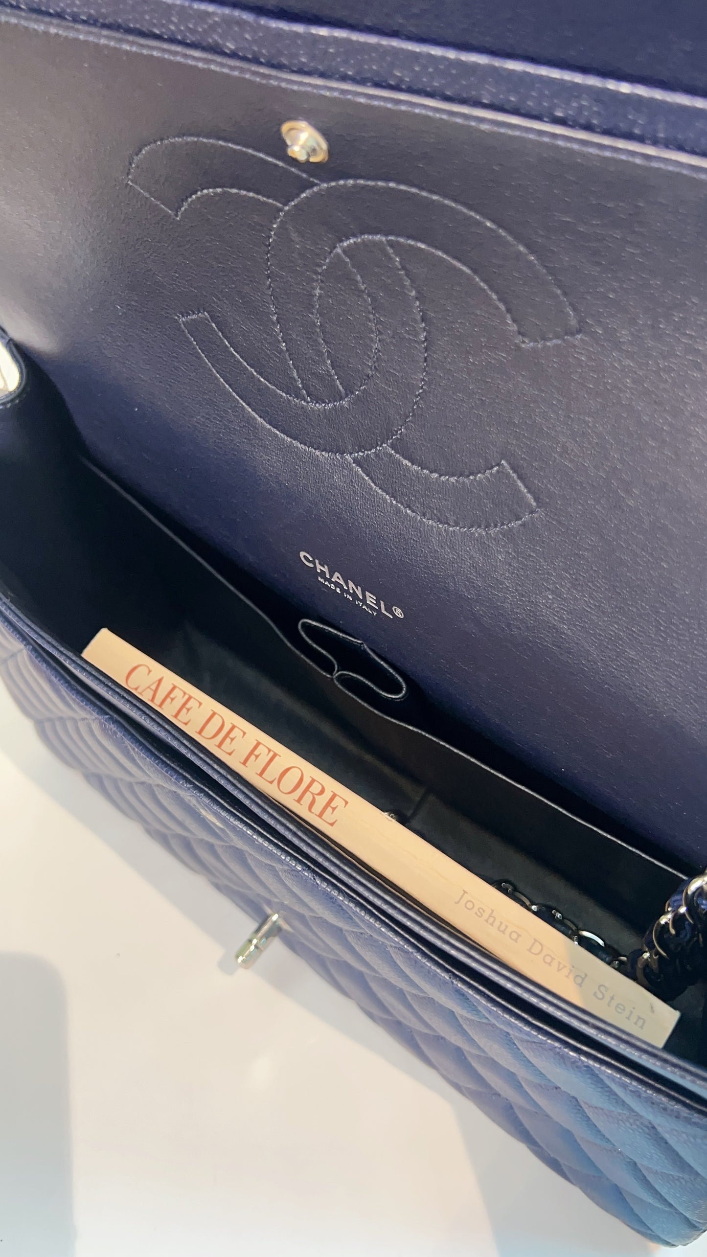 Chanel Blue Caviar Maxi CF SHW