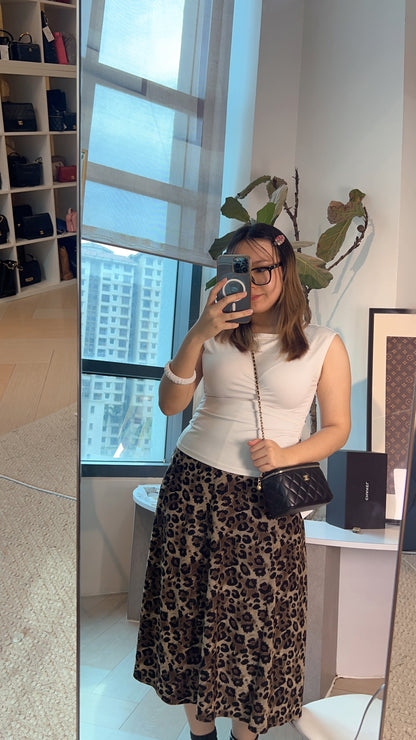 Chanel Black Lambskin Vanity in Pearl Crush