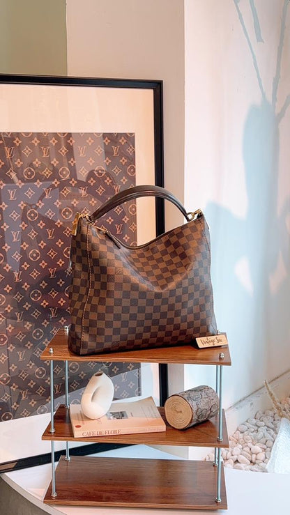 LV Damier Ebene Caissa Hobo