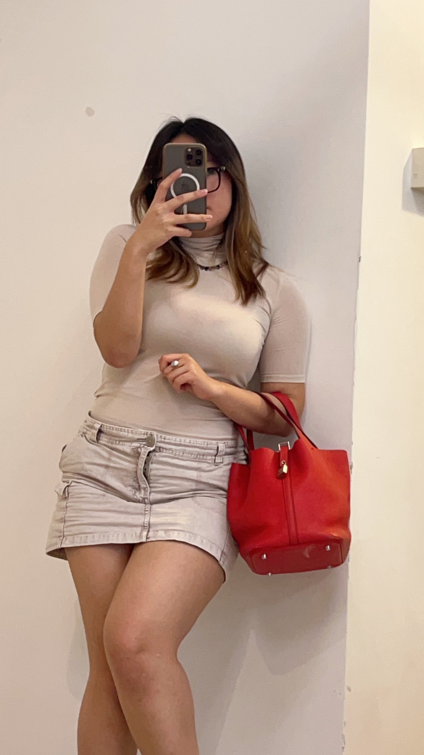 Hermes Picotin 22 in Red Clemence