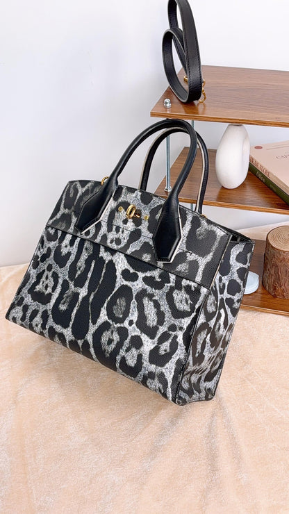 LV Wild Animal Print City Steamer MM