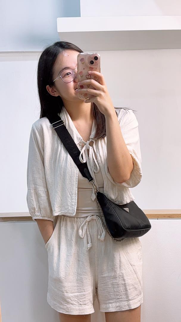 Prada Black Nylon Re-Edition 2005 3in1 Hobo (SHW)