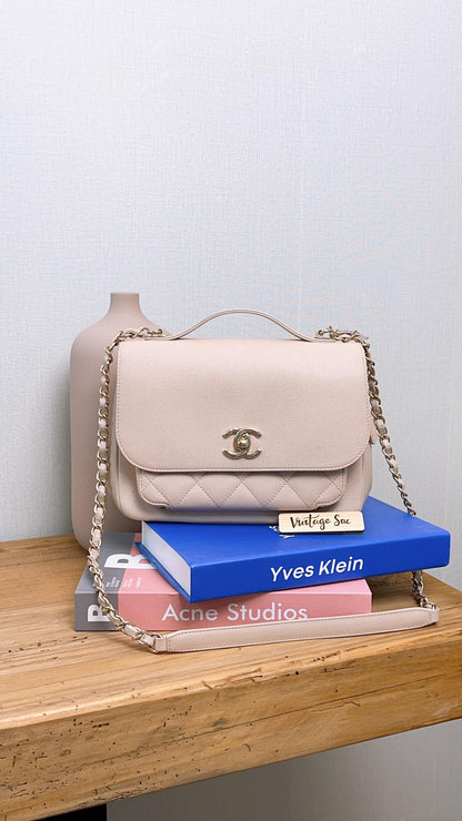 Chanel Pink Caviar Small Business Affinity Ghw